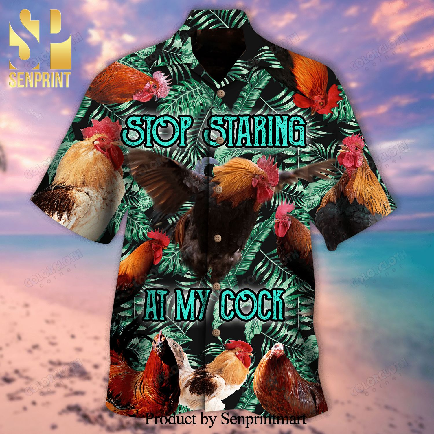 Stop Staring At My Cock New Outfit Full Printed Hawaiian Shirt