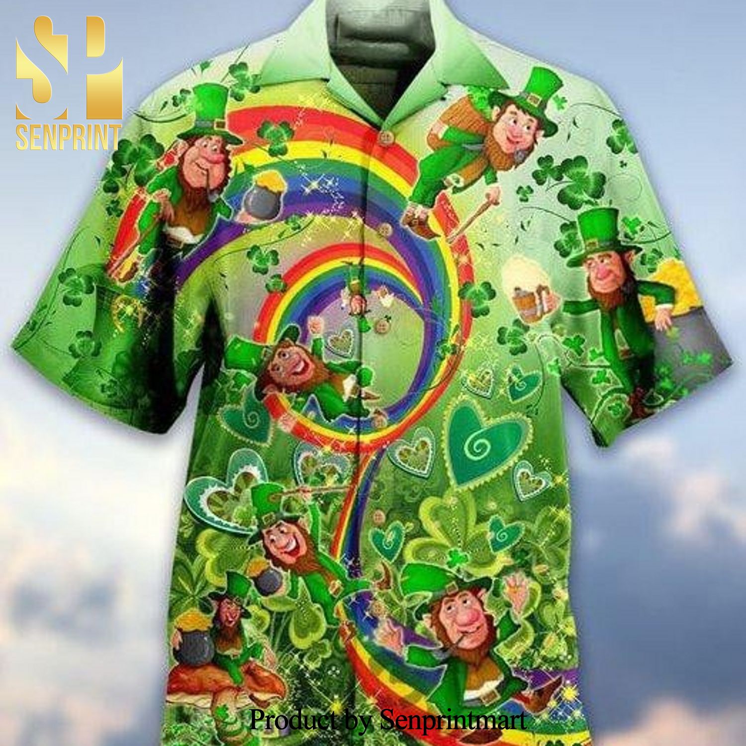 StPatricks Day New Style Full Print Hawaiian Shirt