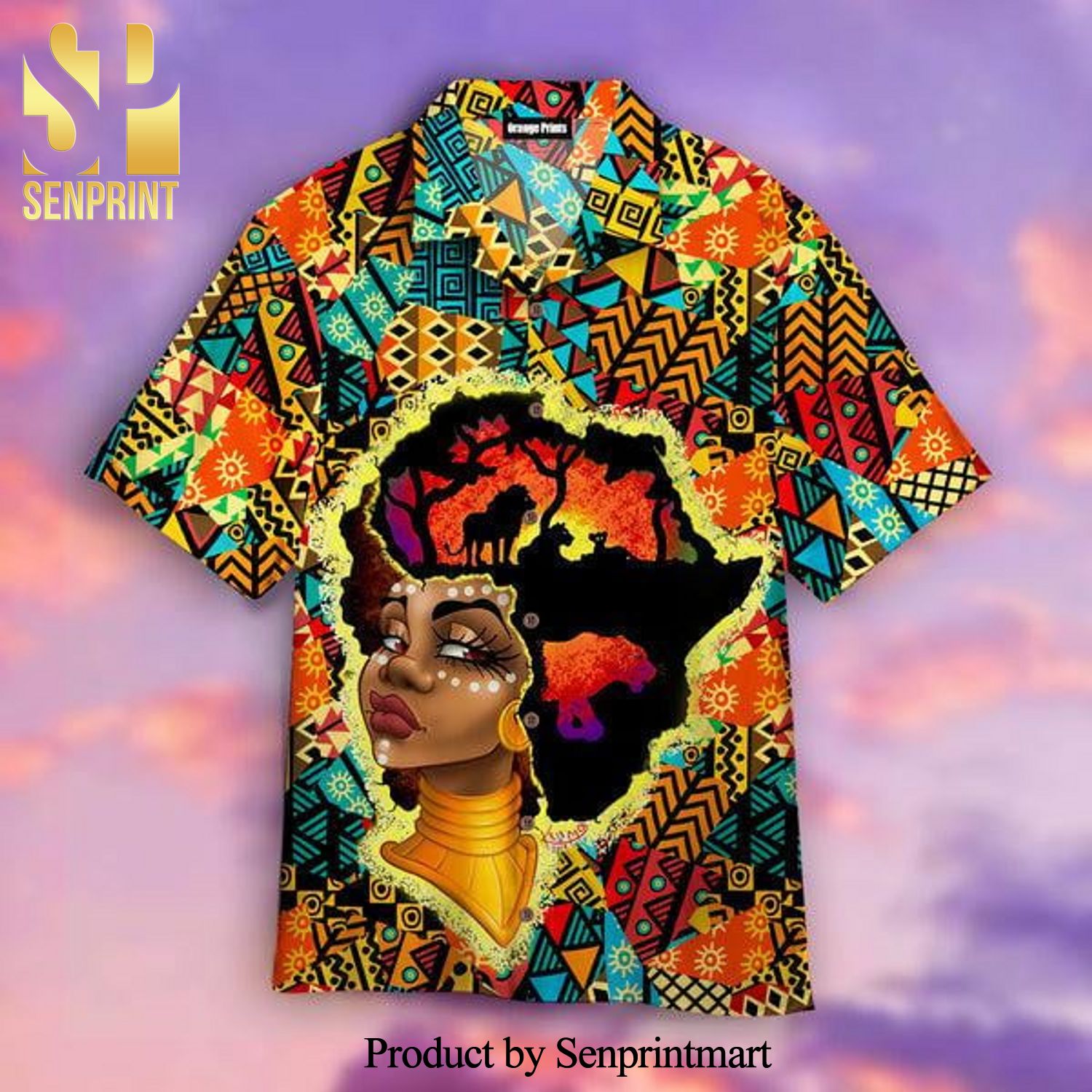 Strong Melanin Queen All Over Printed Hawaiian Shirt