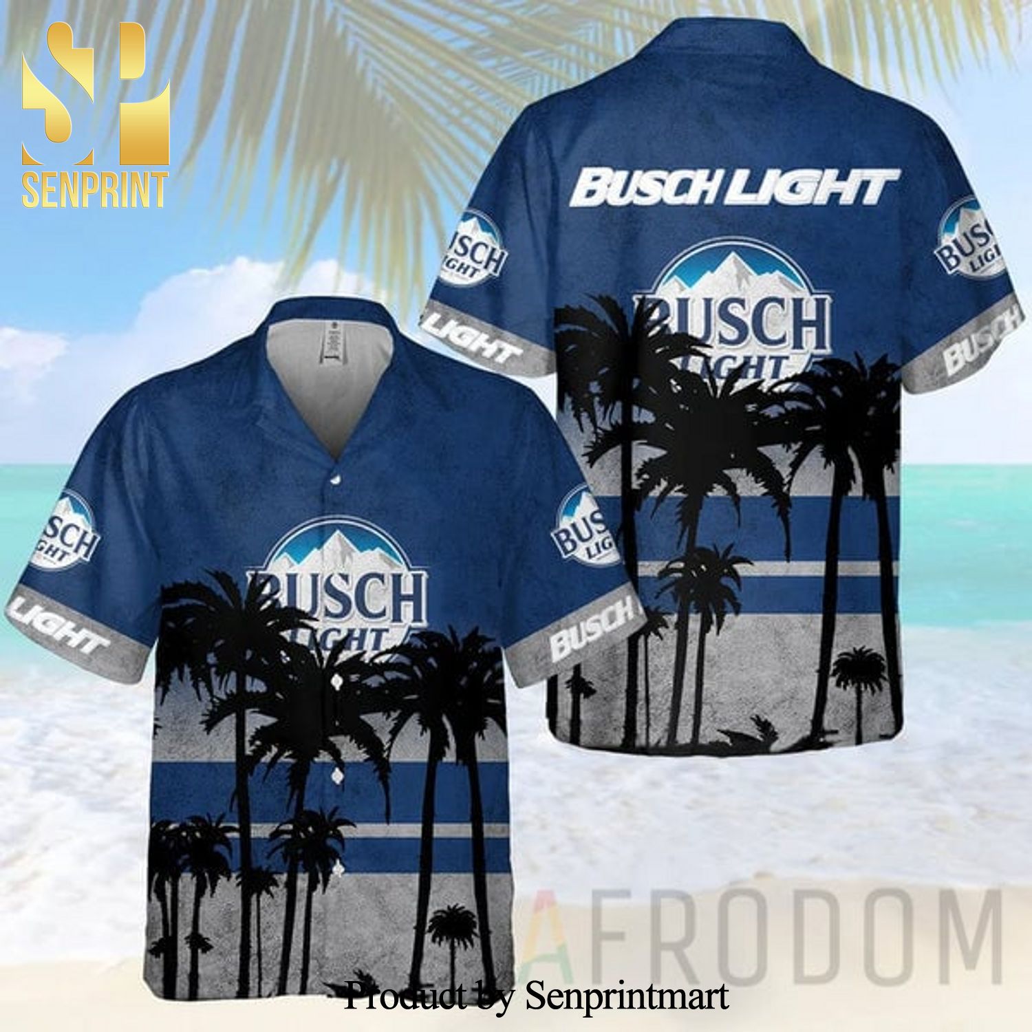 Summer Vibes Busch Light New Outfit Full Printed Hawaiian Shirt