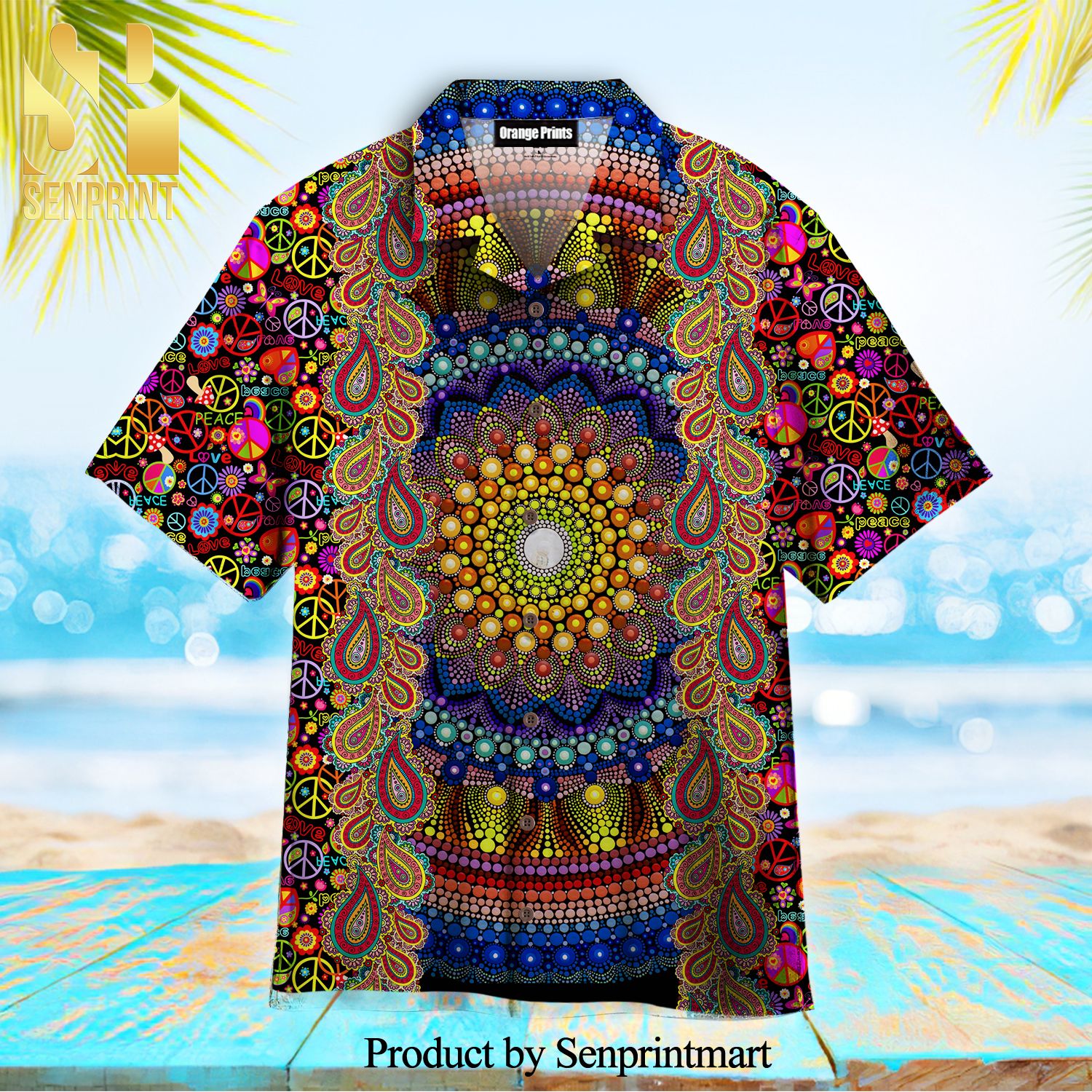 Sunflower Hippie Holiday Time Hawaiian Shirt