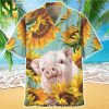 Sunflower Pattern Hot Outfit All Over Print Hawaiian Shirt