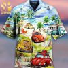 Surfboard Blue Hot Outfit All Over Print Hawaiian Shirt