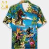 Surfing Beach Full Printed Hawaiian Shirt