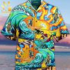 Surfing Bigfoot Full Print Hawaiian Shirt