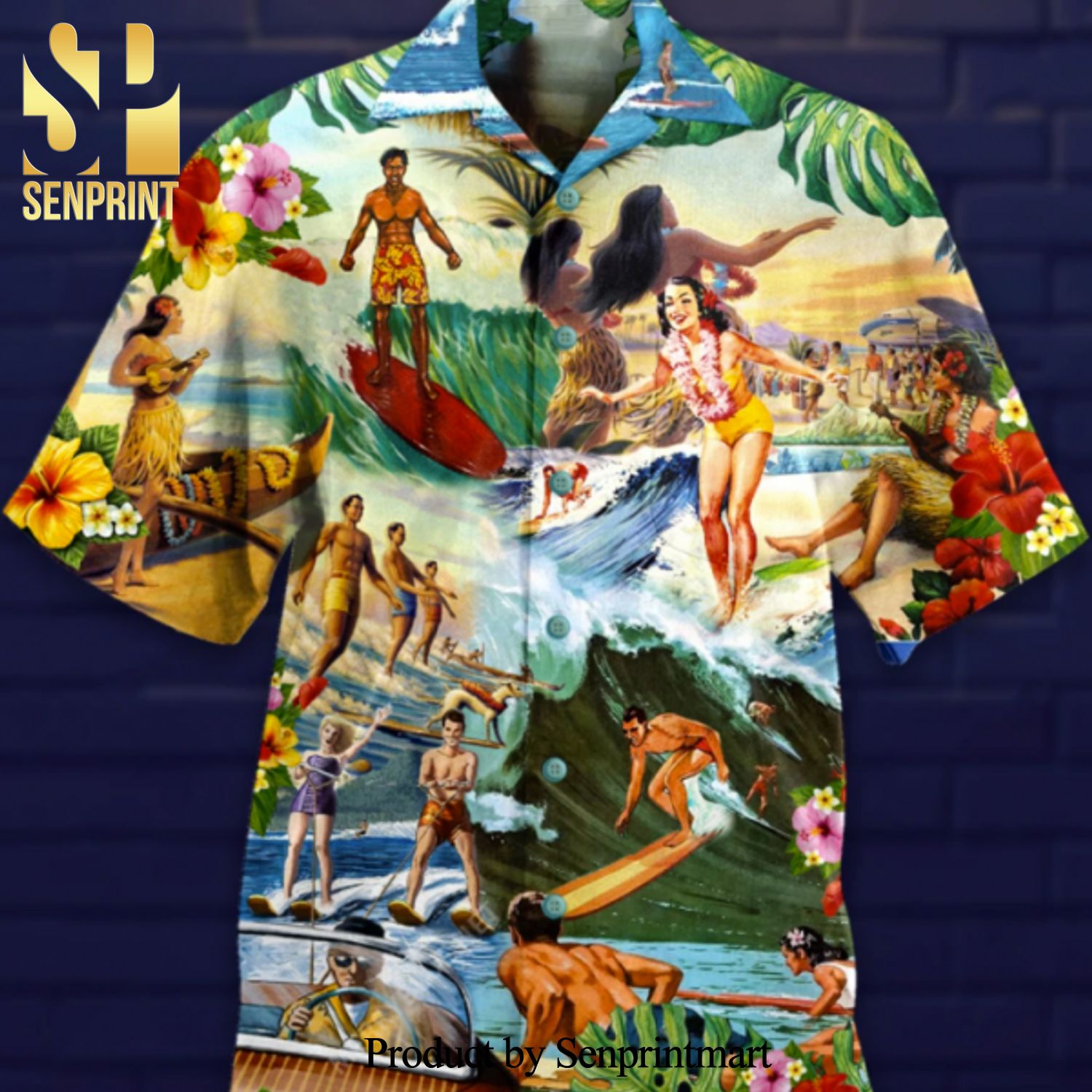 Surfing Hot Version Hawaiian Shirt