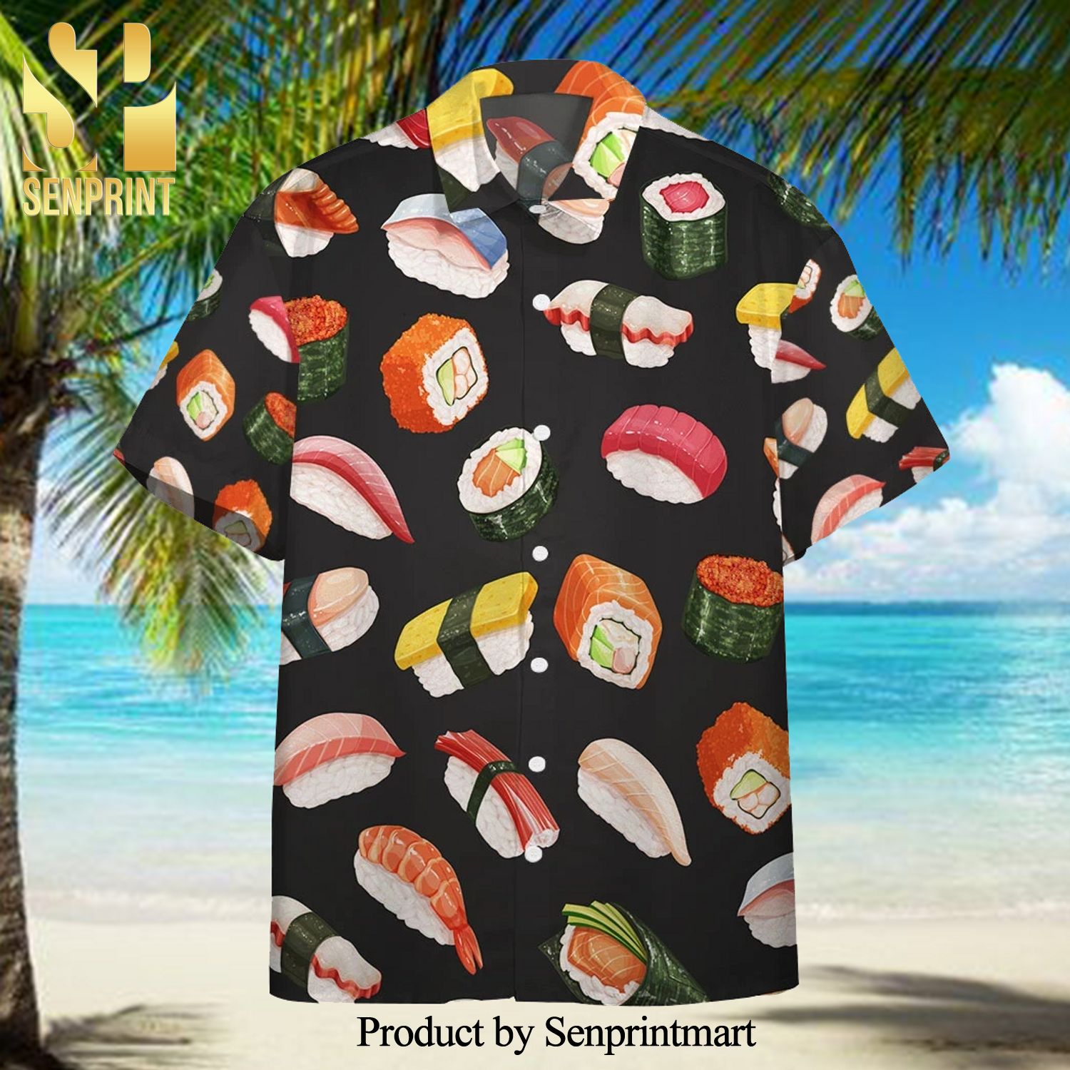 Sushi Party High Fashion Hawaiian Shirt