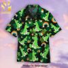 T Rex Dinosaur First Time In Space Hawaiian Set Hawaiian Shirt