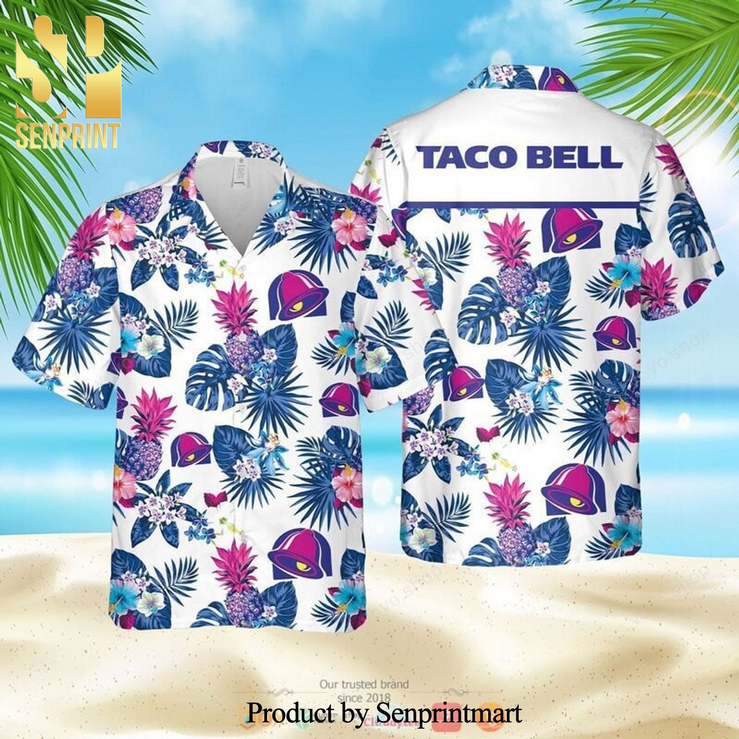 Taco Bell Hot Version Hawaiian Shirt