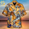 Tahiti Blue Turtle Hibiscus New Style Full Print Hawaiian Shirt