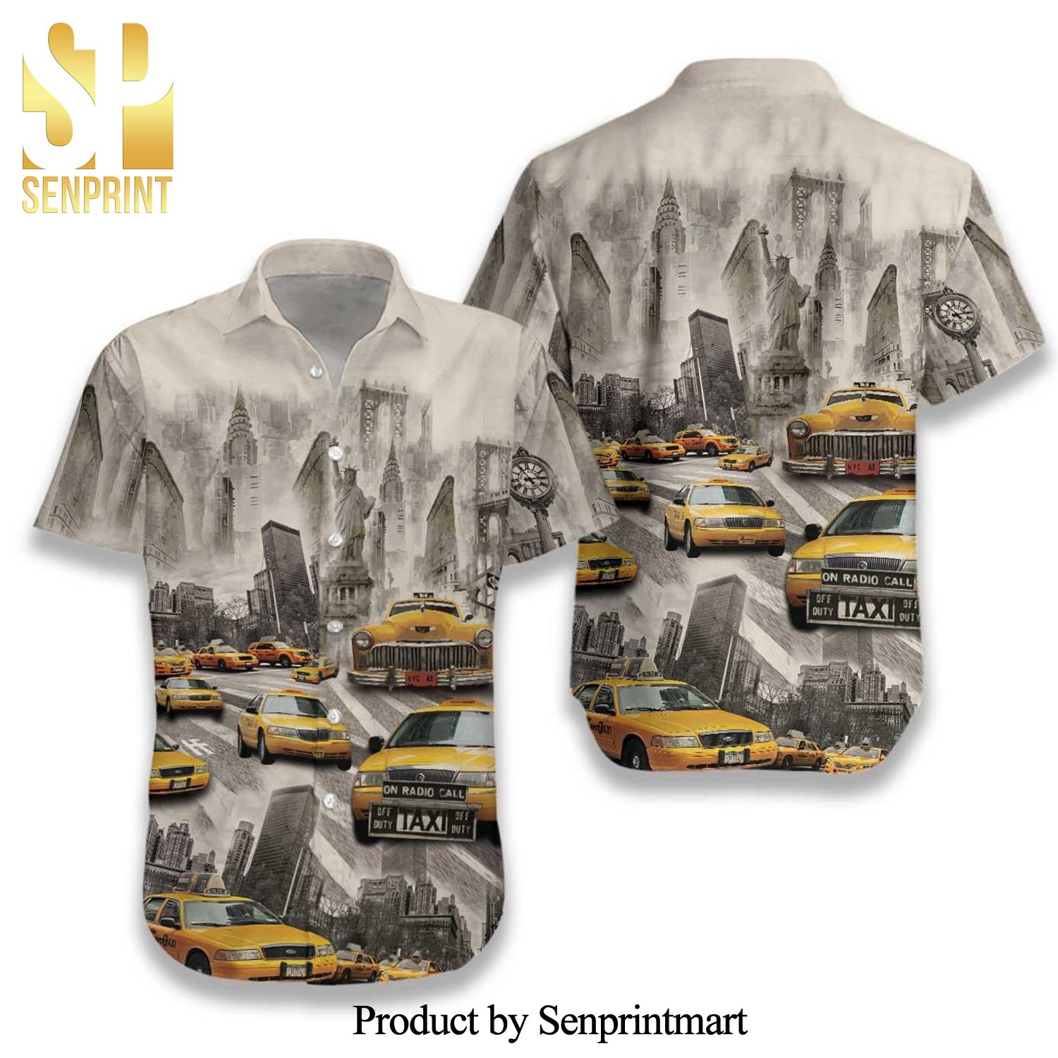 Taxicab High Fashion Hawaiian Shirt