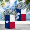 Texas Bluebonnet Flag Best Combo All Over Print Hawaiian Shirt