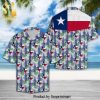Texas Bluebonnet Flag Best Combo 3D Hawaiian Shirt