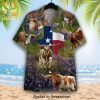 Texas Bluebonnet Flag Best Combo All Over Print Hawaiian Shirt