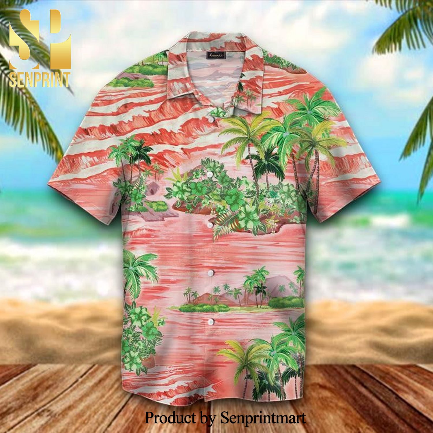The Beach In My Mind Best Combo Full Printing Hawaiian Shirt