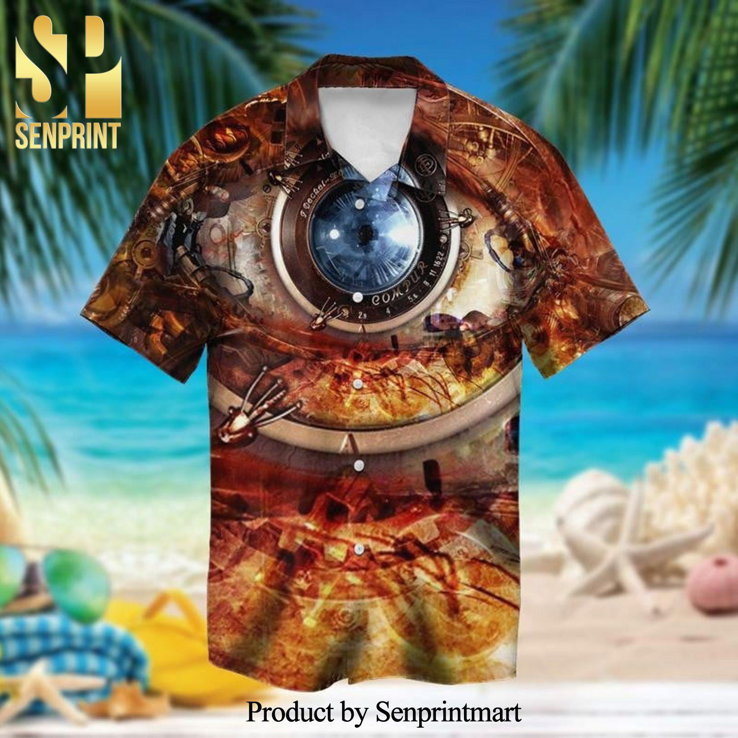 The Eye Of A Mechanic All Over Print Hawaiian Shirt