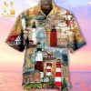 The Patron Usa Flag Cross Stitch Street Style All Over Print Hawaiian Shirt