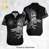 The Raven of Odin Tattoo Summer Set Hawaiian Shirt