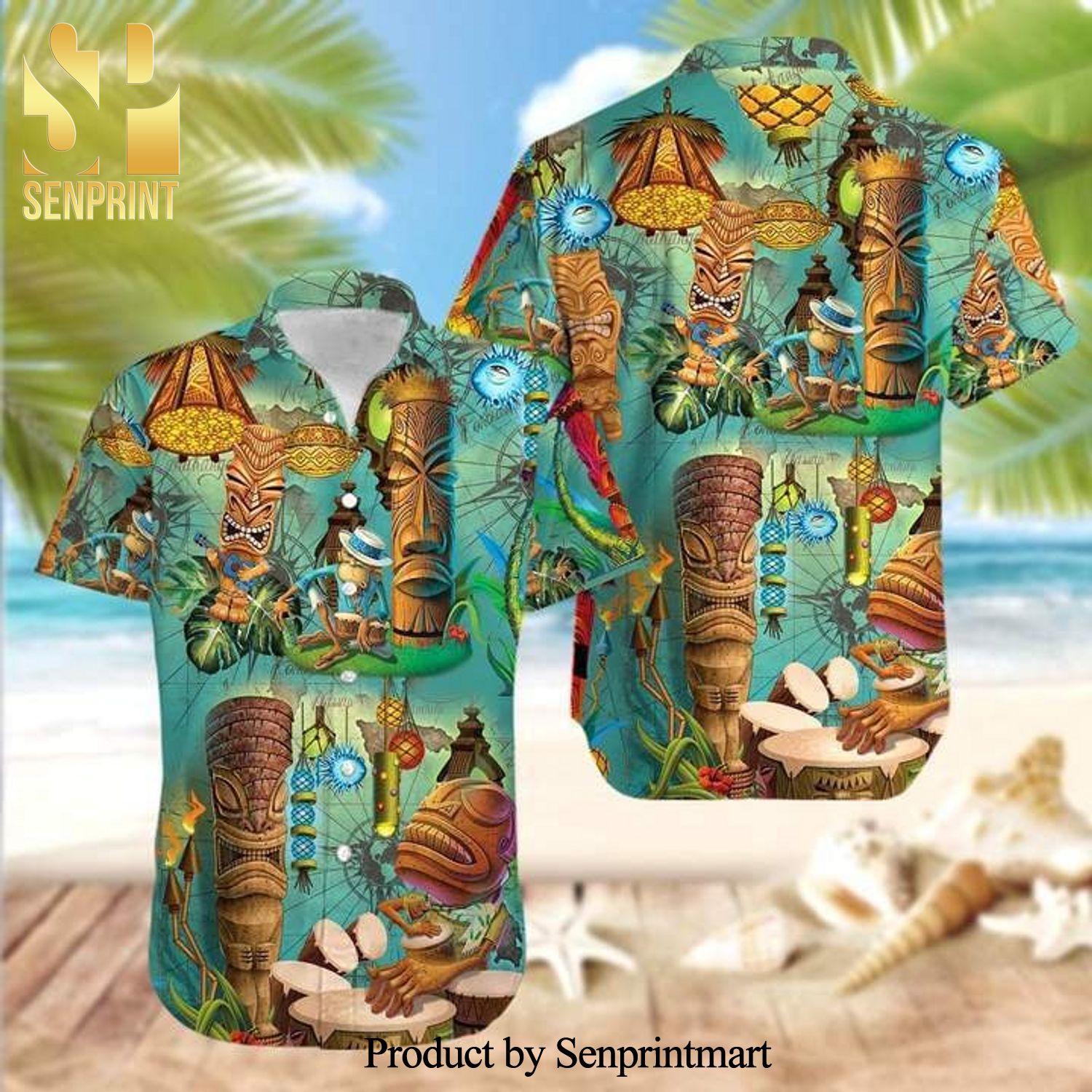 The Tiki Bar Is Open New Outfit Full Printed Hawaiian Shirt