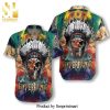 Tiger Indian Skull Street Style All Over Print Hawaiian Shirt