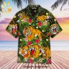 Tiger Tropical Flower New Fashion Hawaiian Shirt