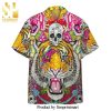 Tiki Aloha All Over Printed Hawaiian Shirt