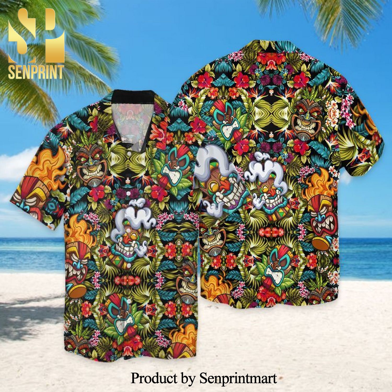 Tiki Aloha New Style Full Print Hawaiian Shirt