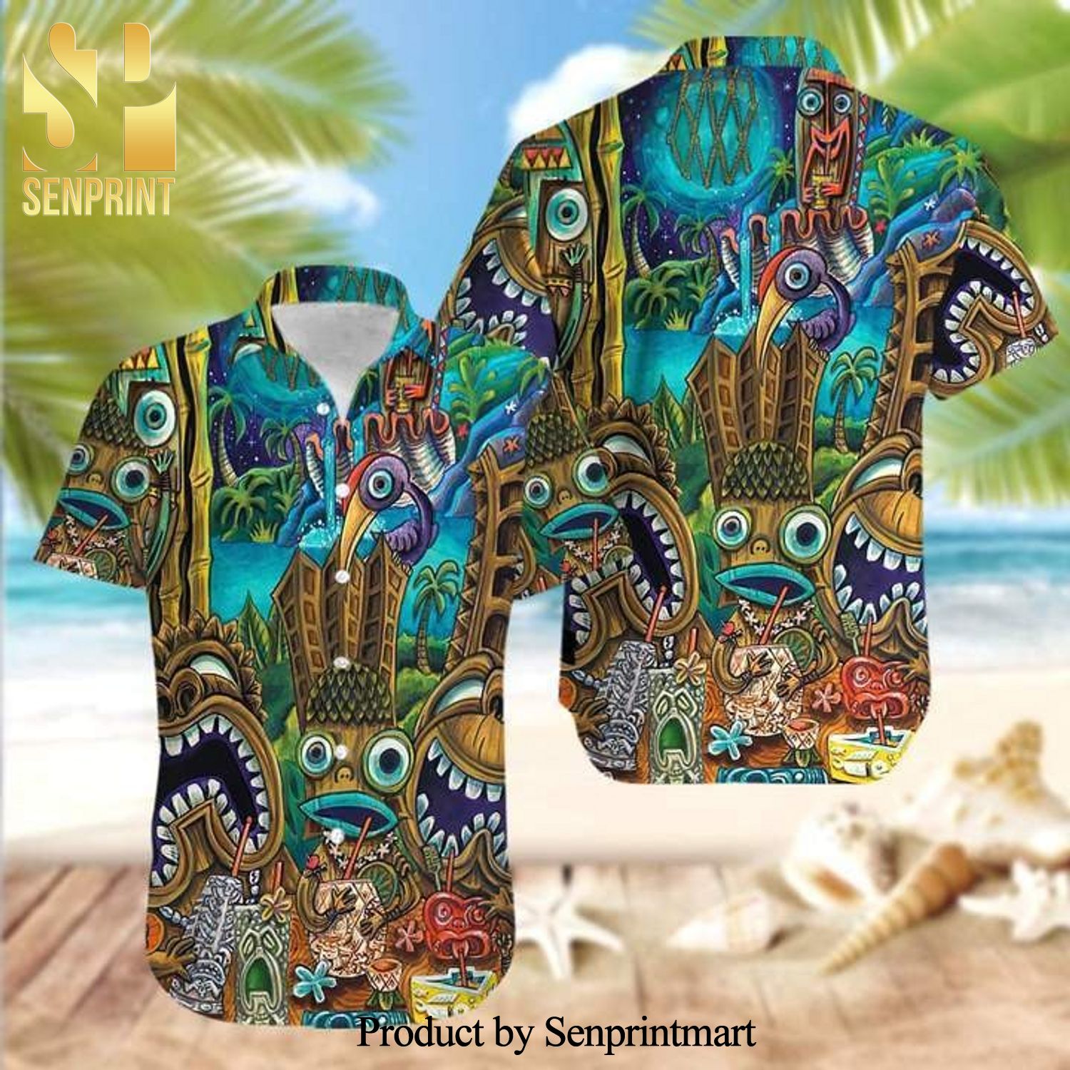 Tiki Cant You See Unisex New Fashion Hawaiian Shirt