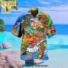 Tiki Happy Surfing Day With Tiki Bar All Over Print Hawaiian Shirt