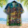 Tiki Love Sea Turtle Tropical Pattern Hot Outfit Hawaiian Shirt