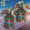 Tiki Palm Leaves Pattern Best Combo 3D Hawaiian Shirt