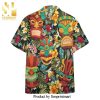 Tiki Tiki Green Tropical Hot Fashion 3D Hawaiian Shirt