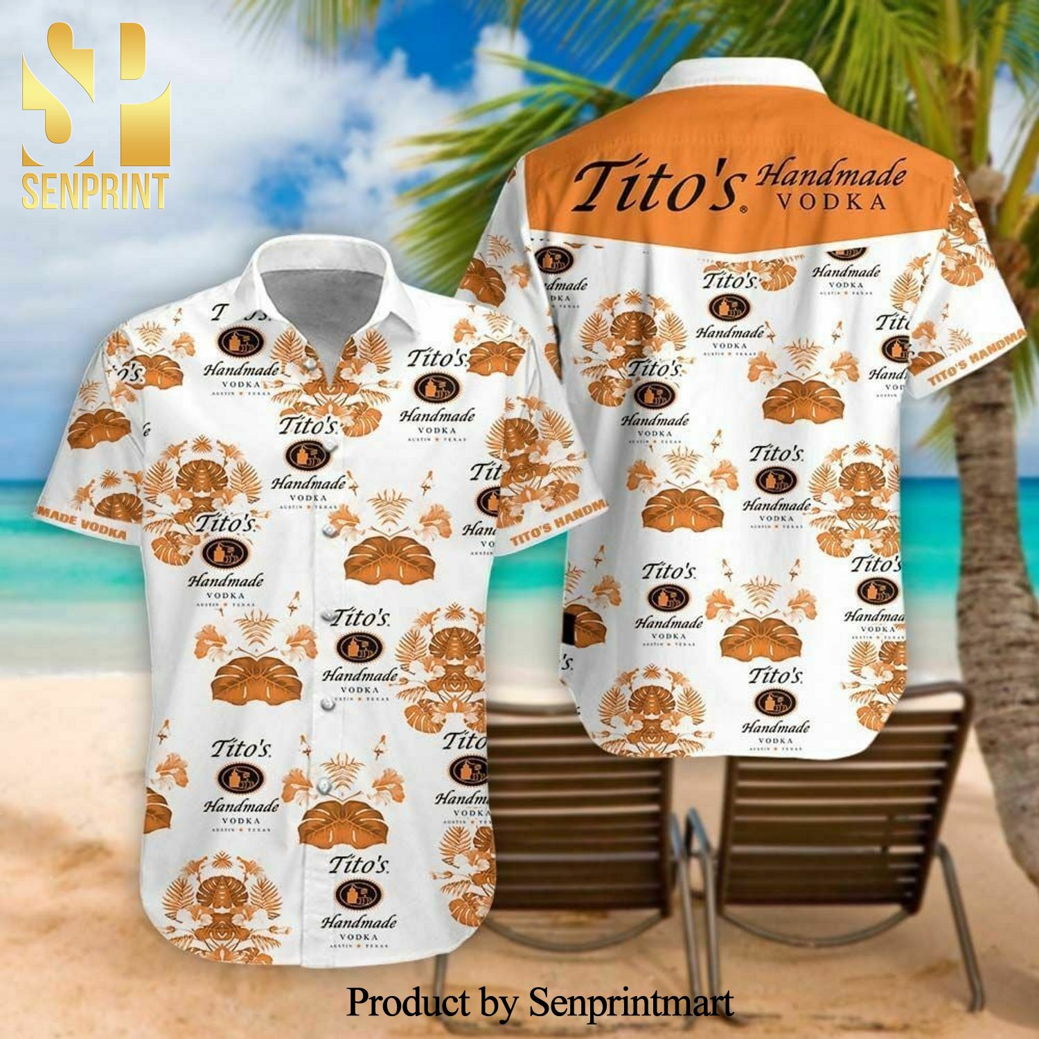 Tito’s Handmade Vodka New Outfit Hawaiian Shirt