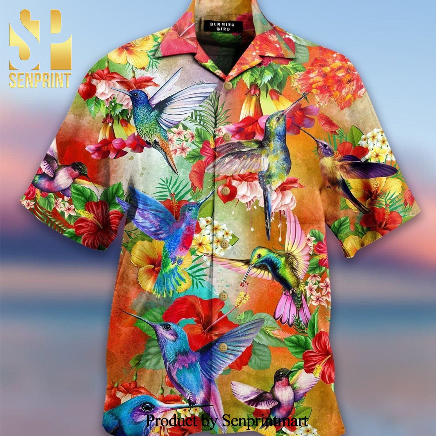 To Have Faith Is To Have Wings Humming Bird Full Printing Hawaiian Shirt