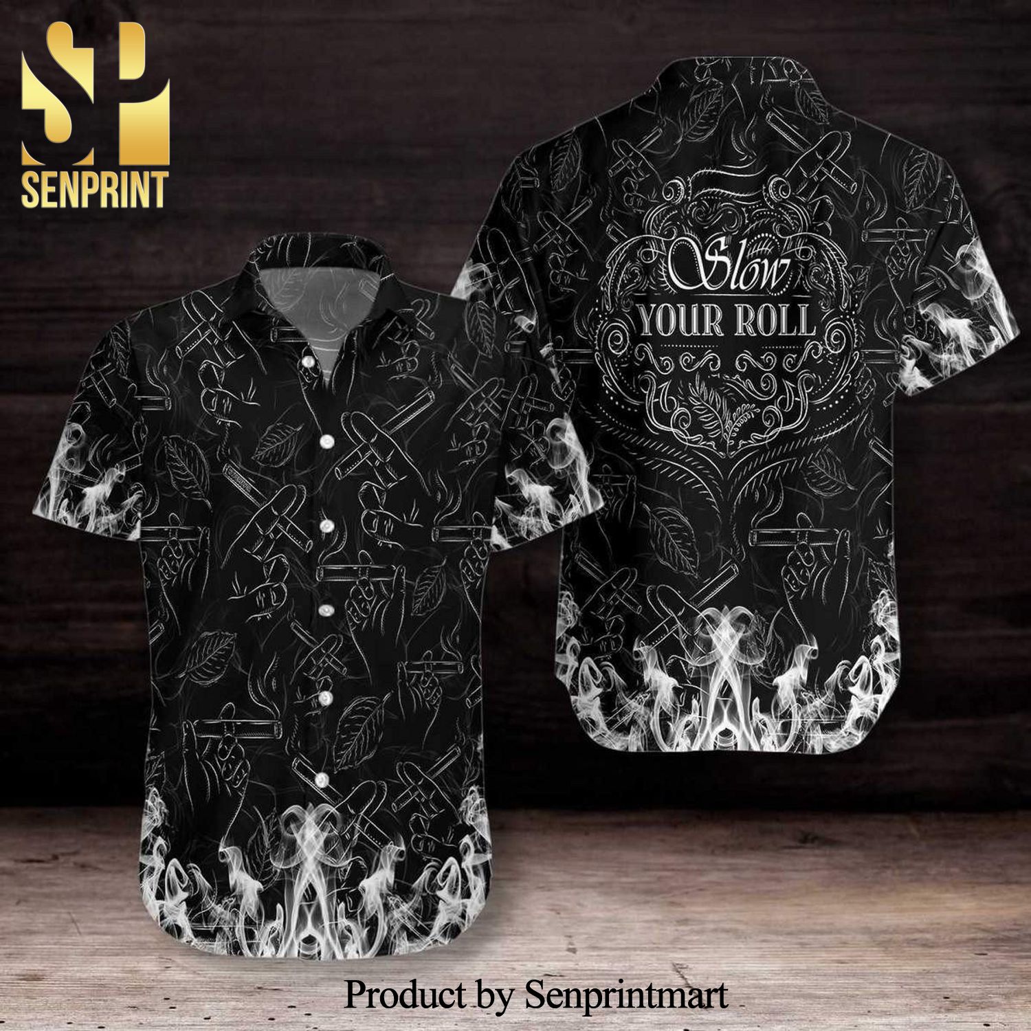 Tobacco Seamless Pattern Hot Fashion Hawaiian Shirt