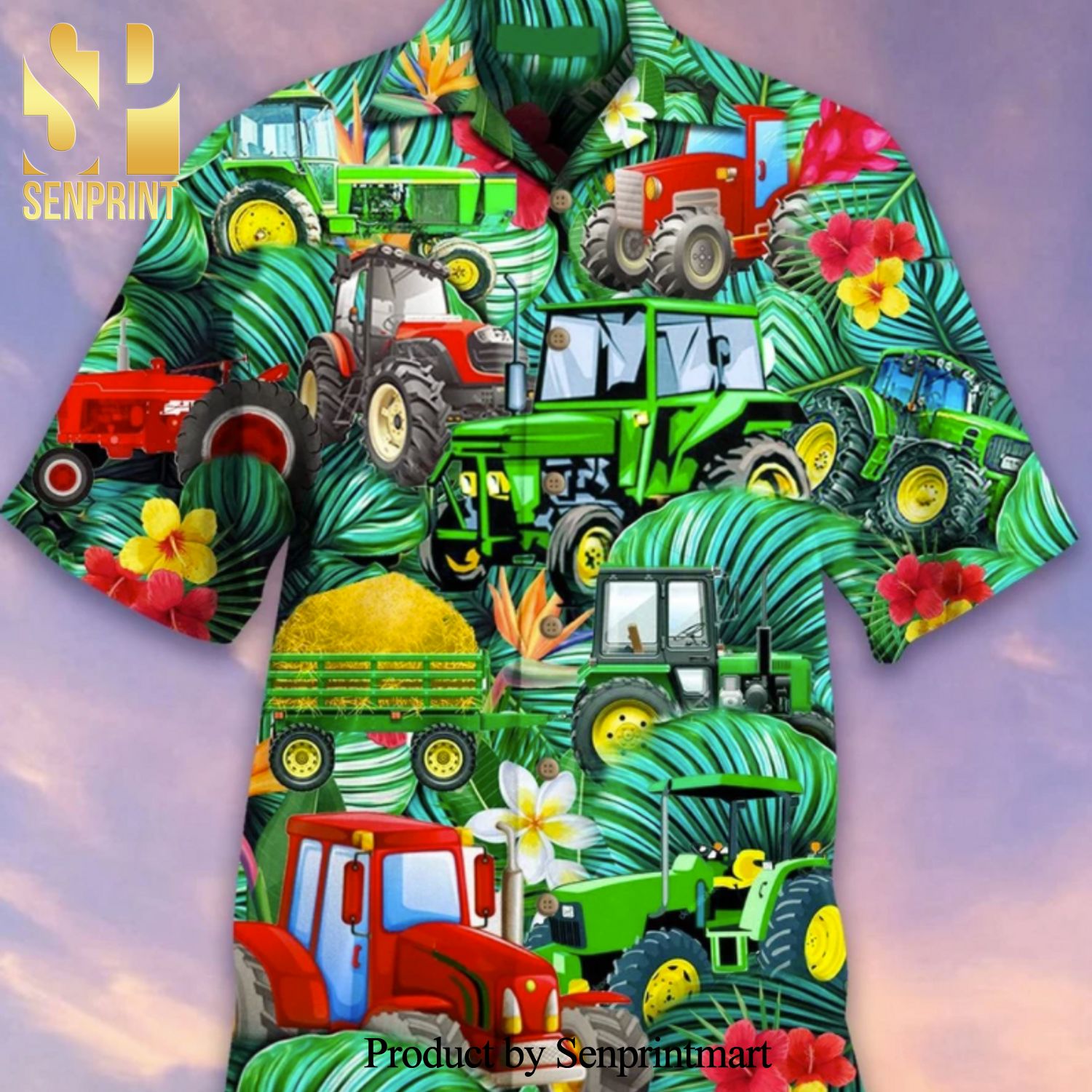 Tractor Tropical High Fashion Hawaiian Shirt