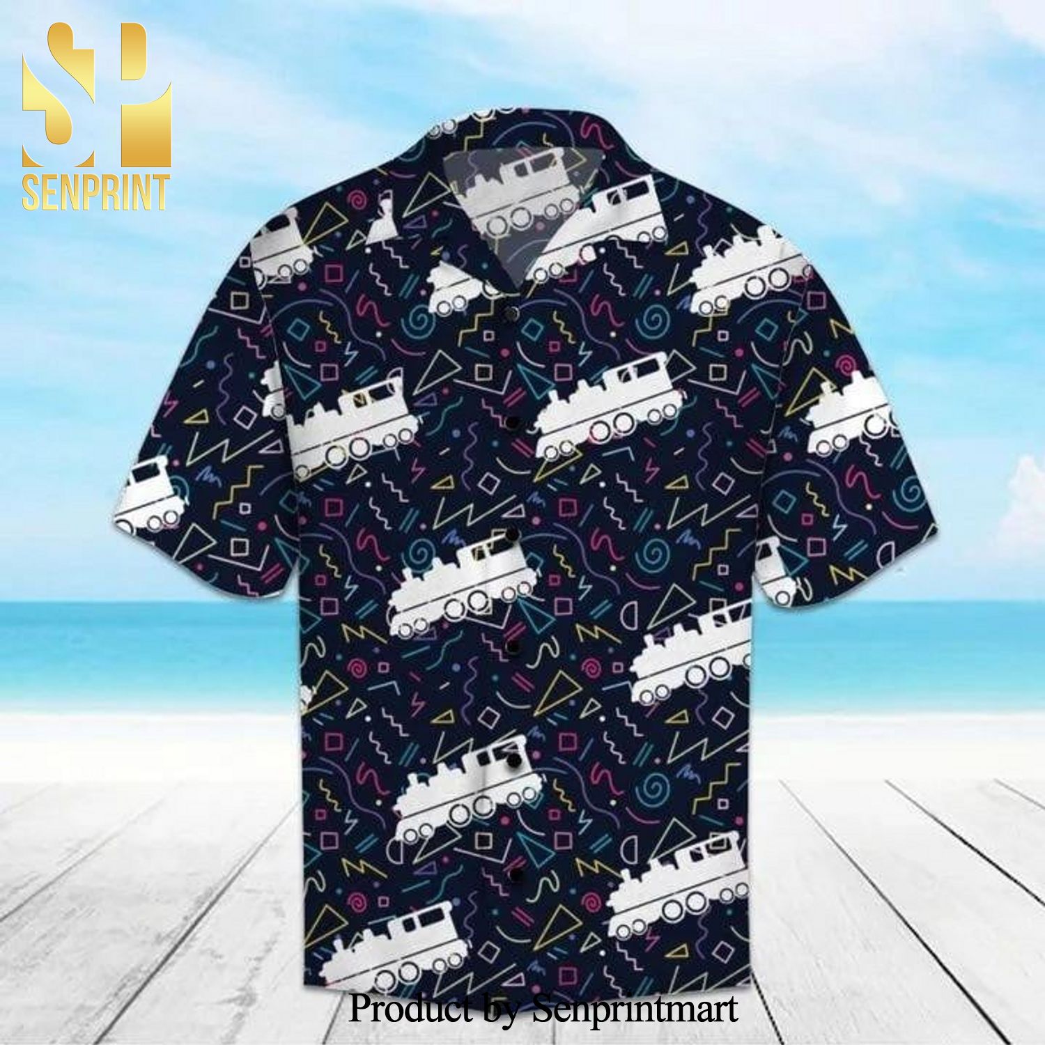 Train New Version Hawaiian Shirt