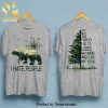 Bear Middle Finger Save Animals Eat People Camping Pocket 3D All Over Print Shirt