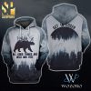 Galaxy Go Outside Worst Case Scenario A Bear Kills You Camping Unisex Full Printed Shirt