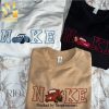 Cars Mcqueen x MATER Couple Matching Embroidered Shirt Anniversary Embroidery Sweatshirt Couple Sweater Girlfriend Boyfriend Gift