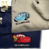 Cars Mcqueen x Sally Couple Embroidered Shirt Anniversary Embroidered Shirt Couple Matching Sweater Girlfriend Boyfriend Gift