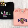 Cartoon Patrick Star x SpongeBob Embroidered Shirt Valentine Trending Embroidered Shirt Couple shirt y2k embroidery Hoodie