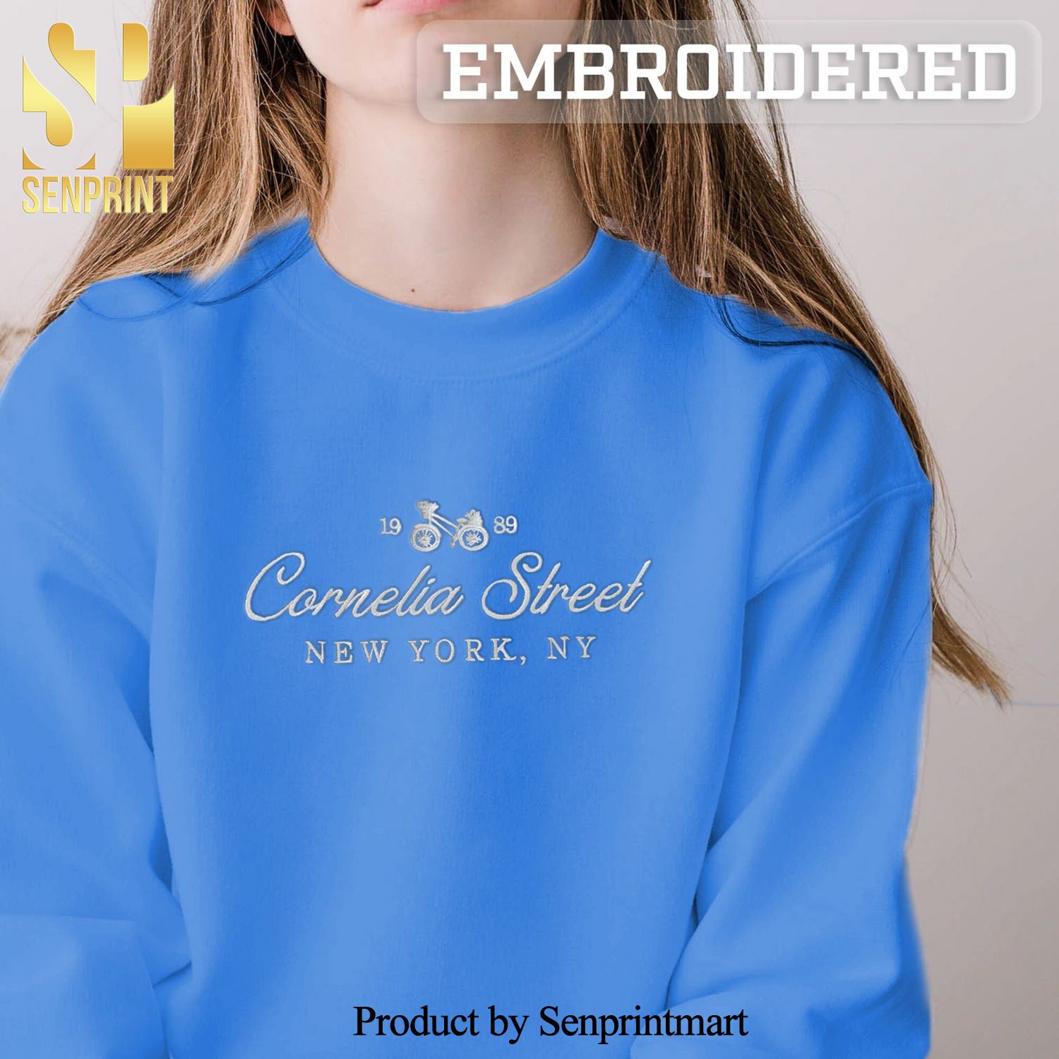 Cornelia Street Sweatshirt Lover Album Swiftie Merch Embroidered Shirt Minimalist Unisex Trendy Shirt Gift for Her