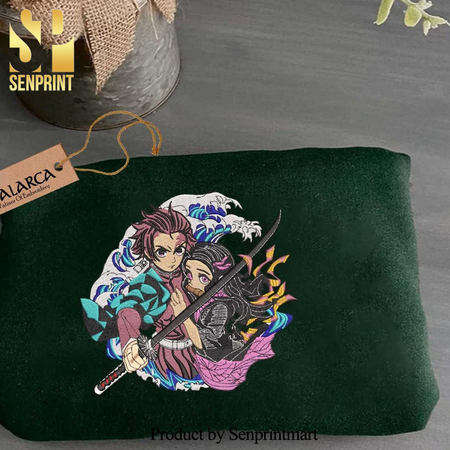 Anime Embroidery Demon Slayer Tanjiro Kamado - A.G.E Store