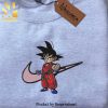Dragon Ball Brand Embroidered Sweatshirt Vegeta Embroidered Shirt Anime Embroidered Sweatshirt Anime Gift Vintage Embroidered Shirt