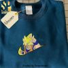 Dragon Ball Brand Embroidered Sweatshirt Vegeta Embroidered Shirt Anime Embroidered Sweatshirt Anime Gift Vintage Embroidered Shirt