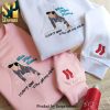 Embroidered Lip Sync Comic Characters embroidered Sweatshirt