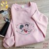 Embroidered Lip Sync Comic Characters embroidered Sweatshirt