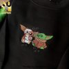 Embroidered Lovely Car Couple Characters Embroidered Shirt Custom Couple Sweatshirt Valentine’s Day