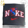 Embroidered Spider-Man Inspired Crewneck Sweatshirt Crewneck Hoodie Trendy Best Seller Spiderman